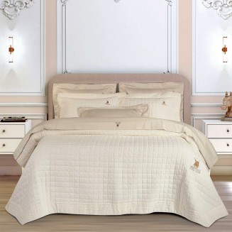 Μαξιλαροθήκες Σετ 50x70+8 Greenwich Polo Club Classic 2355 Ecru