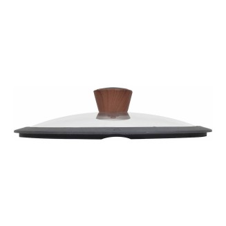 Καπάκι 29.30Πx6.20Υ Estia Stone Γυαλινο Πυραντοχο 28Cm 01-2169