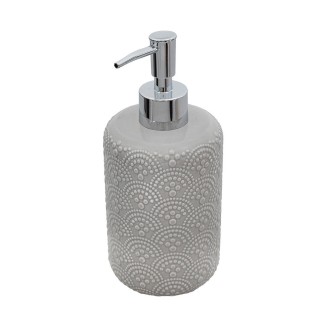 Αντλία Σαπουνιού Estia 8.20x18.70 Clay Πηλινη 500Ml Γκρι 02-11499