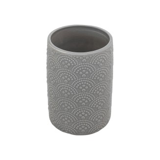 Ποτηράκι Μπάνιου Estia 7.70x11.30 Clay Πηλινο Γκρι 02-11505