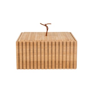 Κουτί Αποθήκευσης Και Οργάνωσης Μπάνιου Bamboo Essentials 15x15x7 Estia 02-13103