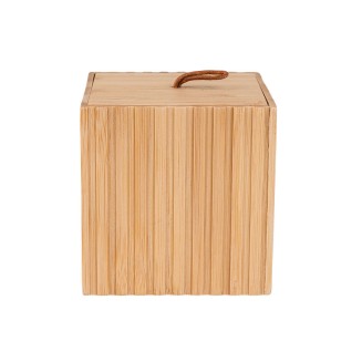 Κουτί Αποθήκευσης Και Οργάνωσης Μπάνιου Bamboo Essentials 9x9x8 Estia 02-13165
