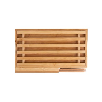 Επιφανεια Κοπης Bamboo Essentials Με Μαχαιρι Ψωμιου 35.5X22X3.5Cm Estia 01-12946