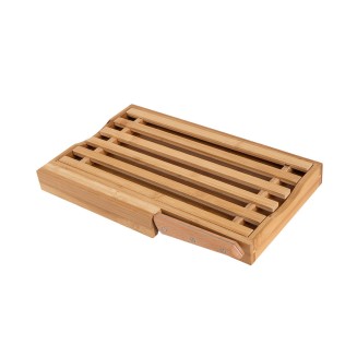Επιφανεια Κοπης Bamboo Essentials Με Μαχαιρι Ψωμιου 35.5X22X3.5Cm Estia 01-12946