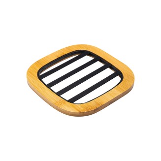 Βαση Μαγειρικου Σκευους Bamboo Essentials Meταλλικη 17X17X1Cm Μαυρο Estia 01-13189 Βαση Μαγειρικου Σκευους Bamboo Essentials Meταλλικη 17X17X1Cm Μαυρο Estia 01-13189