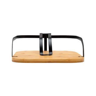 Χαρτοπετσετοθηκη Bamboo Essentials Τετραγωνη Μεταλλικη 20X20X7Cm Estia 01-13202