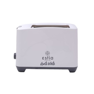 Φρυγανιερα Gusto White 2 Θεσεων Με 7 Επιπεδα Ψησιματος 750W Λευκη Estia 06-13820