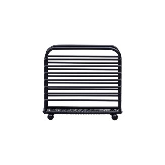 Χαρτοπετσετοθηκη Metal Black Μεταλλικη 12X5Cm Μαυρη Estia 01-1261