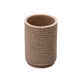 Ποτηράκι Μπάνιου Ρητίνης 7.50x10.10 Estia Μπεζ 02-1865