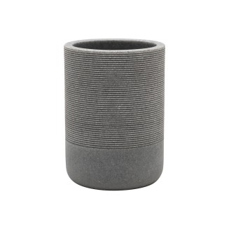 Ποτηρακι Μπανιου Stone Ρητινης Γκρι Estia 02-13387