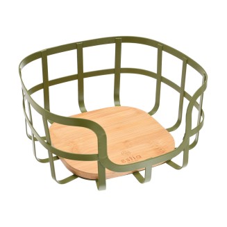Φρουτιερα Bamboo Essentials Με Ατσαλι Λαδι Estia 01-14162