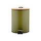ESTIA ΧΑΡΤΟΔΟΧΕΙΟ ΜΠΑΝΙΟΥ BAMBOO ESSENTIALS SOFT CLOSE 5lt OLIVE GREEN
