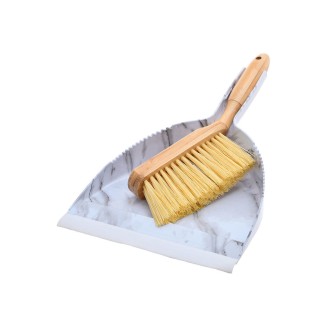 Σκουπα Με Φαρασι Χειρος Bamboo Essentials Marble Estia 04-14360
