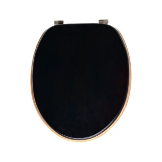 Καπάκι Λεκάνης Bamboo Essentials Μαύρο Estia 02-15336