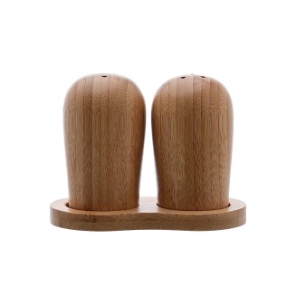 Δοχειο Για Αλατι/Πιπερι Bamboo Essentials Σετ 2 Τεμ. Estia 01-14605