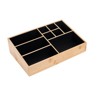 Θήκη Οργάνωσης Καλλυντικών Estia Bamboo 9 Θεσεων 33X21X9Cm 02-13127
