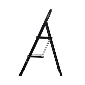 Σκαλοσκαμπο Neo Black Με 2 Σκαλια 46X55X81Cm Estia 04-14704