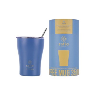 Θερμός 350ml Estia Coffee Mug Save The Aegean Denim Blue 01-12182
