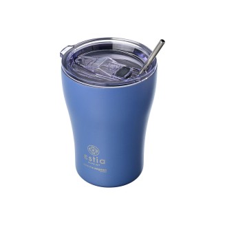 Θερμός 350ml Estia Coffee Mug Save The Aegean Denim Blue 01-12182