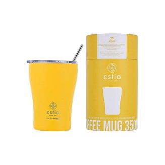Θερμός Coffee Mug Estia 8.70x12.10 Save The Aegean 350ml Pineapple Yellow 01-12458