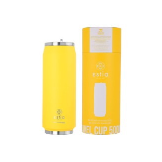 Θερμός 500ml Estia Travel Cup Save The Aegean Burnt Yellow 01-10324