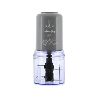 Πολυκόπτης Aroma Grey 400W Με Πλαστικό Μπόλ 500ml Estia 06-17446