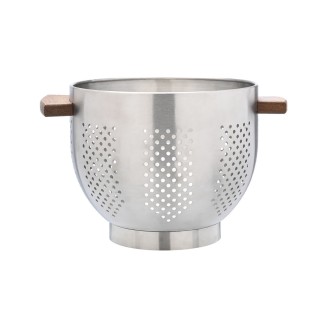 Σουρωτήρι Acacia Ζυμαρικών Ανοξείδωτο 22cm Με Ξύλινες Λαβές Estia 01-19235