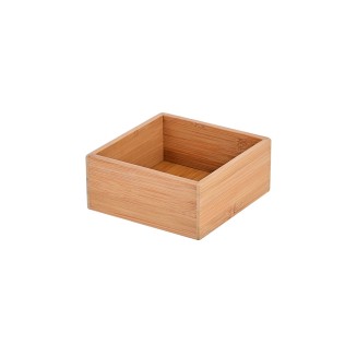 Κουτί Οργάνωσης Συρταριού Bamboo Essentials 15x15x7cm Estia 03-17545