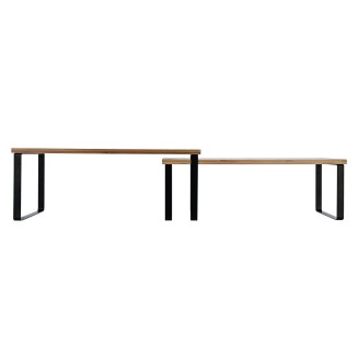 Ραφιέρα Οργάνωσης Πάγκου Bamboo Essentials 2 Τεμαχίων Estia 01-17637