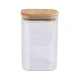 ESTIA ΔΟΧΕΙΟ ΑΠΟΘΗΚΕΥΣΗΣ BAMBOO ESSENTIALS 950ml ΓΥΑΛΙΝΟ ΜΕ ΚΑΠΆΚΙ