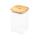 ESTIA ΔΟΧΕΙΟ ΑΠΟΘΗΚΕΥΣΗΣ BAMBOO ESSENTIALS 950ml ΓΥΑΛΙΝΟ ΜΕ ΚΑΠΆΚΙ