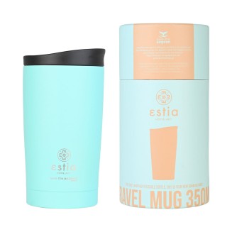 Θερμός 350ml Estia Travel Mug Save The Aegean Bermuda Green