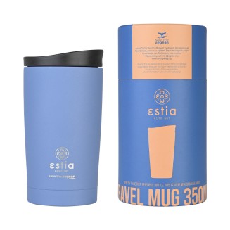 Θερμός 350ml Estia Travel Mug Save The Aegean Denim Blue
