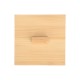 ESTIA ΚΟΥΤΙ ΑΠΟΘΗΚΕΥΣΗΣ & ΟΡΓΑΝΩΣΗΣ BAMBOO ESSENTIALS ΤΕΤΡΑΓΩΝΟ  9x9x6cm ΜΕ ΚΑΠΑΚΙ
