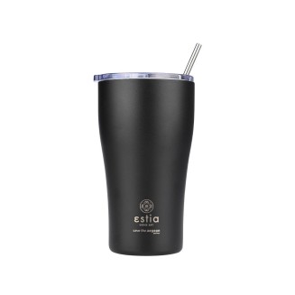 Θερμός 500ml Estia Coffee Mug Save The Aegean Midnight Black