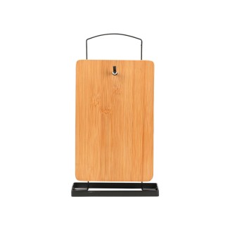Σετ Επιφάνειες Κοπής Bamboo Essentials 4 Τεμαχίων Με Βάση Μεταλλική Estia 01-20804