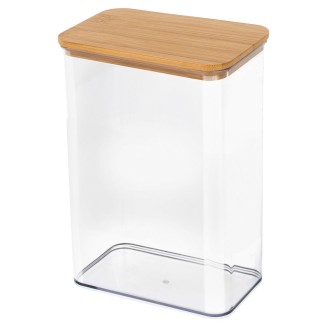 Δοχείο Αποθήκευσης Πλαστικό 2500ml Με Καπάκι Bamboo Estia 01-24246