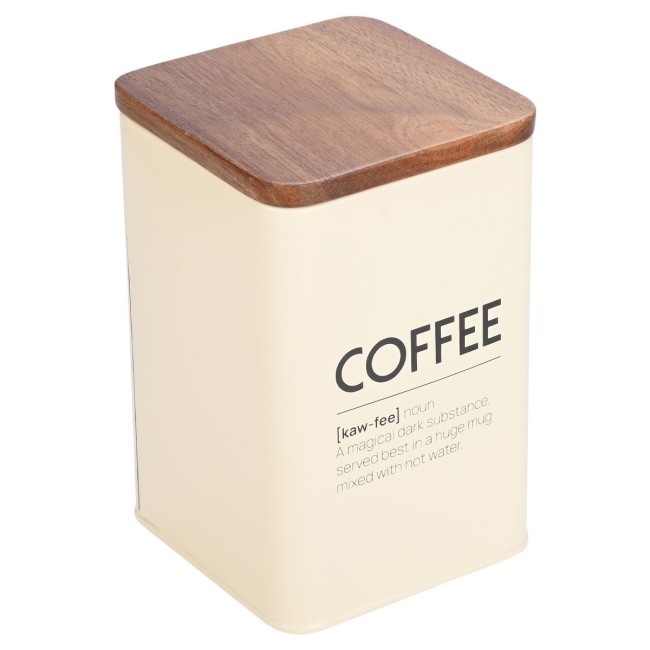 ESTIA ΔΟΧΕΙΟ ΓΙΑ ΚΑΦΕ ACACIA ΜΕΤΑΛΛΙΚΟ 10x14cm IVORY