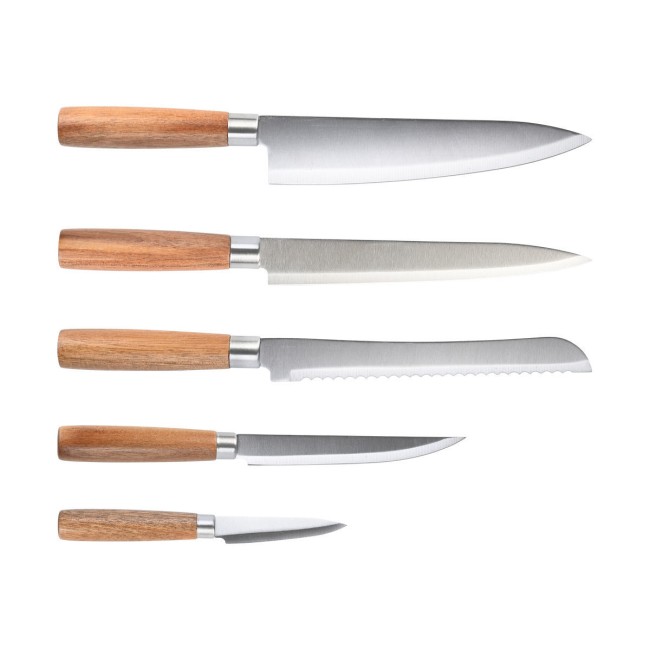 ESTIA ΜΑΧΑΙΡΙΑ ACACIA ΑΝΟΞΕΙΔΩΤΑ ΣΕ ΒΑΣΗ ACACIA ΣΕΤ 5 ΤEM.