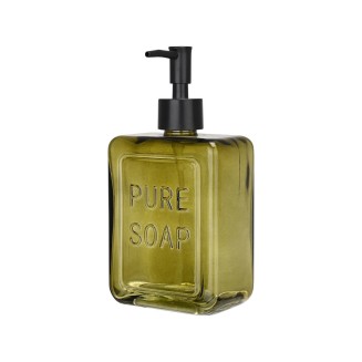 Αντλία Σαπουνιού 520ml Estia Pure Soap Γυάλινη Πράσινη 02-34702