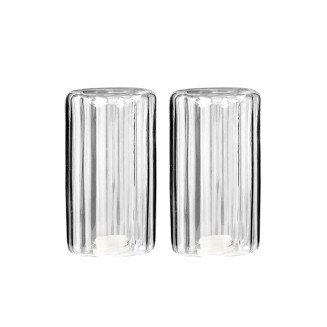 Δοχεία Για Αλάτι & Πιπέρι Σετ 2 Tεμαχίων Estia    Allure Γυάλινα 01-26363