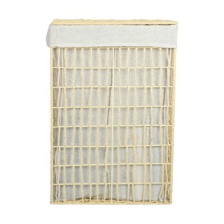 Καλάθι Απλύτων Estia 37x22x55cm Nest 2 Θέσεων Μπέζ 02-28060