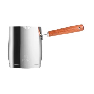 Μπρίκι Ανοξείδωτο 530ml Estia Με Ξύλινη Λαβή 01-30247
