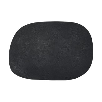 Σουπλά 43x30cm Estia Pvc Allure Μαύρο