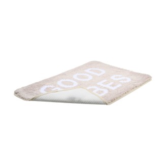 Ταπέτο Μπάνιου 40x60cm Estia Good Vibes 100% Μικροϊνα Taupe 02-28558