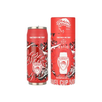 Θερμός Estia 500ml Travel Cup Olympiacos Bc Edition Together We Fight 00-27100