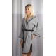 Μπουρνούζι NEW COMFY Smoke - Small με κουκούλα
