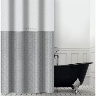 Κουρτίνα Μπάνιου Tudor Grey 180x185 Guy Laroche