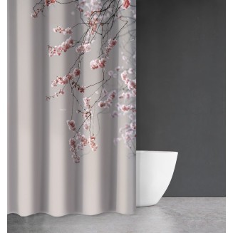 Κουρτίνα Μπάνιου Zen Body Des 813 με Κρίκους 240x185 Saint Clair