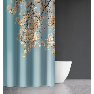 Κουρτίνα Μπάνιου Zen Body Des 814 με Κρίκους 240x185 Saint Clair